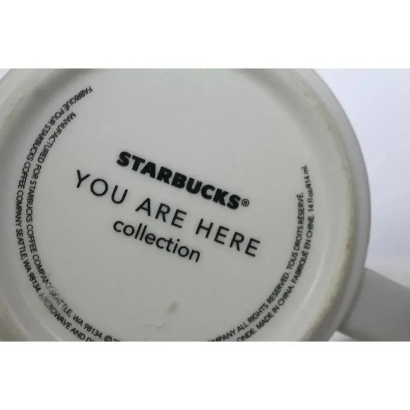 Welcome To Las Vegas Starbucks Coffee You Are Here Collection Mug Cup 14oz 2014 - Picture 4 of 4